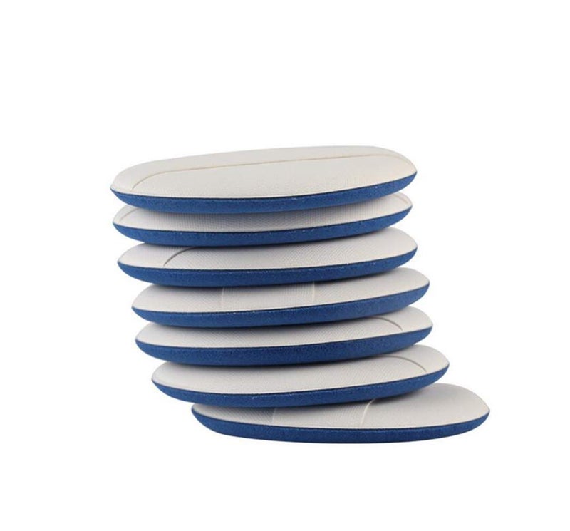 UPSTORE 1Box(7PCS) Wet and Dry Dual-Use Air Cushion BB CC Cream Sponge Puff Foundation Makeup Blender Blending Beauty Sponge Flawless for Liquid Creams and Powders with a Storage Case (Blue) - Image 4